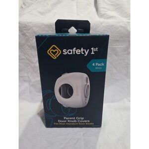 Safety 1st Parent Grip Door Knob Covers, 4 pack, white, NWT